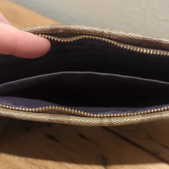 Coach Tan Signature Wristlet - Picture 7 of 9